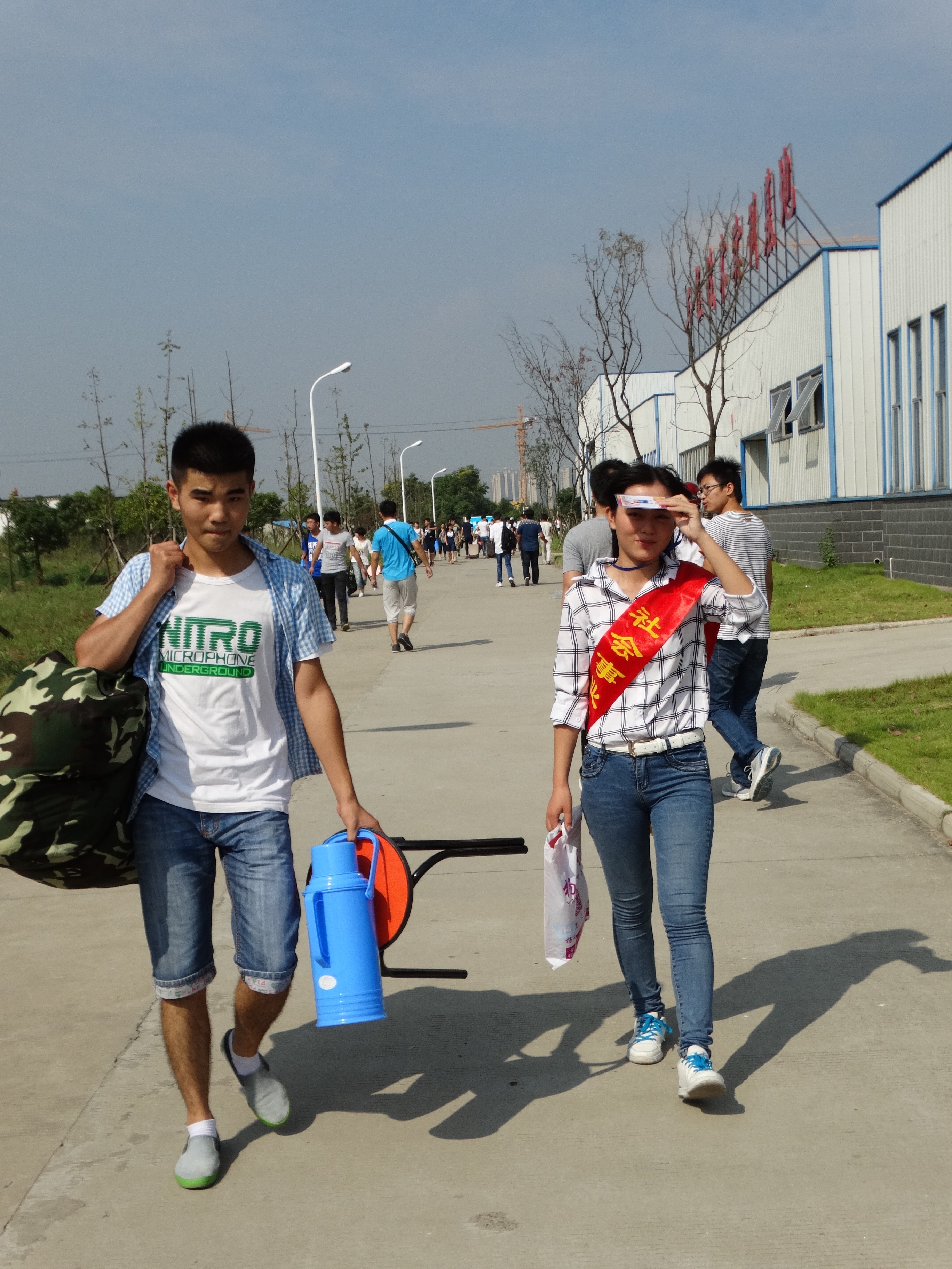 我系2015年迎新工作顺利开展