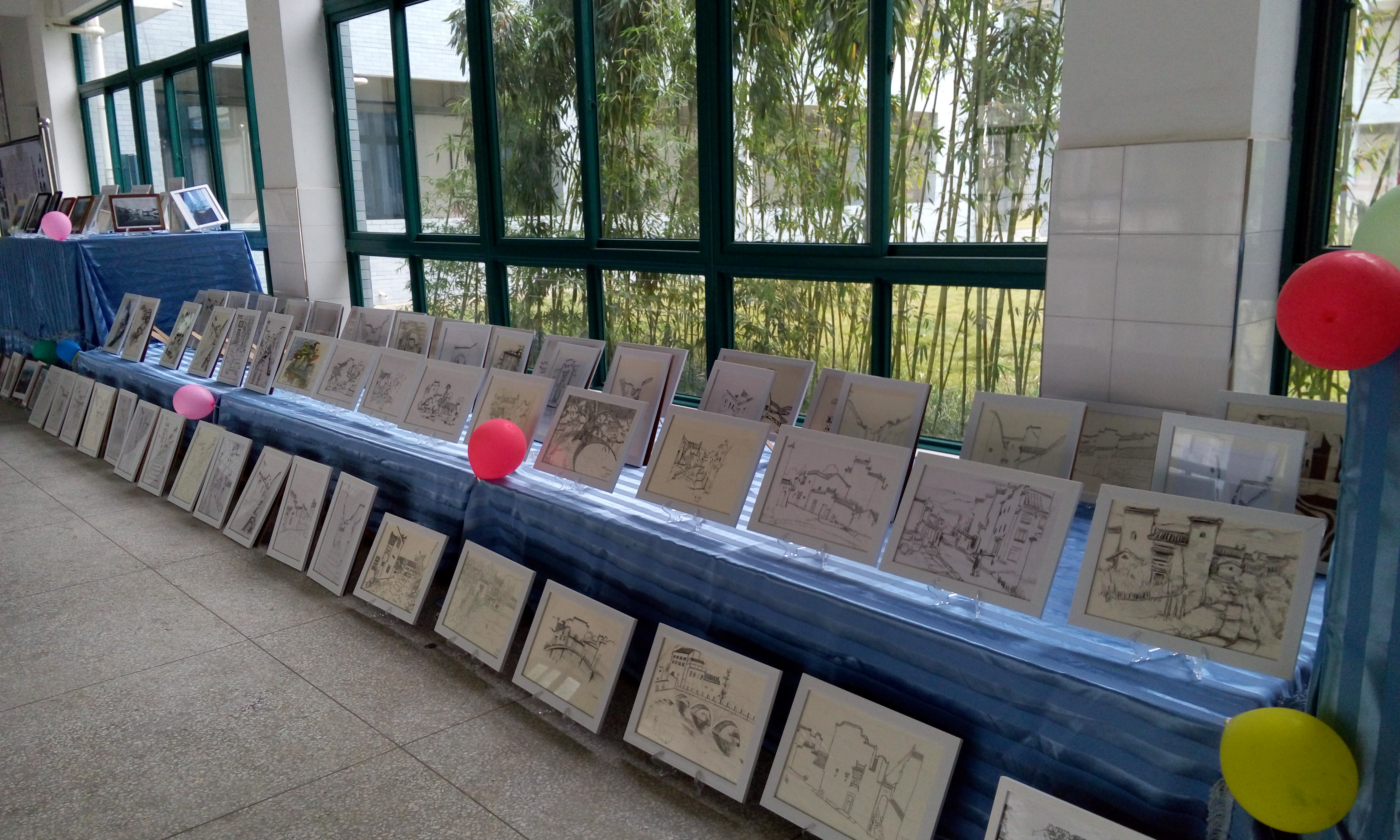 我系举行皖南写生作品展